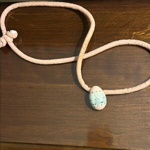 Flying Colors Pink and Blue Pendant Necklace
